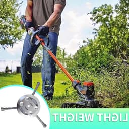 Kruis en knipgras met een set van 2 stalen draad maaikoppen voor elektrische grasmaaiers en onkruidborstels — thumbnail 2