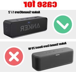 Draagbare Bescherming voor Anker SoundCore/SoundCore 2 Bluetooth Speaker - Schokbestendige Tas en Opbergtas — thumbnail 6