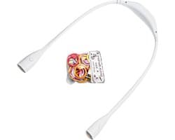 Nek Leeslamp - Boekverlichting LED - Lezen en Breien - 3 Kleurtemperaturen - Lichtgewicht 100g - Zwart