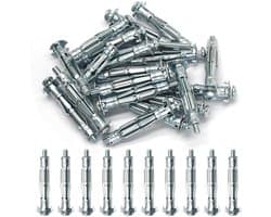 20 M5x52mm expansiebouten, zware hollewandankers, gegalvaniseerde stalen gipsplaatankerset, geschikt geschikt voor gipsplaten, televisies, gordijnroden, spiegels, handdoekrekken, fotolijsten, enz.