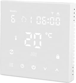 Slimme Thermostaat - Programmeerbare Thermostaat - Verwarming Regelen - Touchscreen Bediening - 8.5 x 8.5 x 4.5 cm - Wit — thumbnail 4