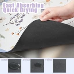 Wasmachine Droger Top Protector - Beschermhoes Apparaten - Apparaten Beschermen - Snel Absorberend Droog - 50 x 50 cm — thumbnail 3