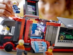 Lego City 60445 F1 Truck Met Rb20 En Amr24 Auto's Bouwstenen — thumbnail 5