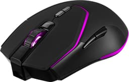 Volkano Gaming Phoenix - Gaming muis - Draadloze muis - Bluetooth - 2.4 Ghz - RGB - 4.800 DPI - 7 Knoppen - Zwart — thumbnail 2