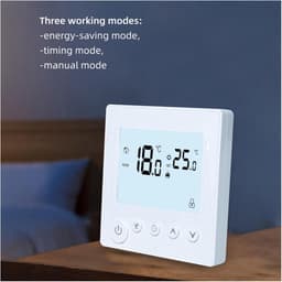 Digitale Thermostaat - Slimme Regelaar - Temperatuur Regelen - Energie Besparend - 90-240V - Wit — thumbnail 3