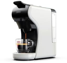HiBREW H1A - Espressomachine - 4 in 1 - Multifunctioneel voor warm en koud - Kapsulekoffiezetapparaat - Voor Nespresso, Dolce Gusto, ESE & gemalen koffie - Wit — thumbnail 1