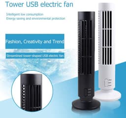 Allecto - Draagbare Luchtkoeler - Mini Koeltorenventilator - Stille werking - Zwart - Persoonlijke koeling - USB desktop airconditioner - Geschikt ... — thumbnail 5