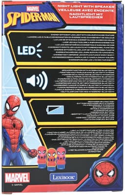 Spiderman nachtlampje Bluetooth luidspreker — thumbnail 3