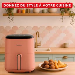 Airfryer - Heteluchtfriteuse - Gezond Koken - 10 Programma's - 5 Liter - Terracotta — thumbnail 3