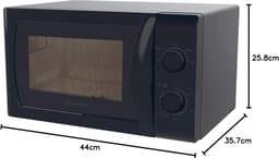 Solo Magnetron - Compacte Oven - Snel Opwarmen - Dubbele Controle - 20 Liter Inhoud — thumbnail 2