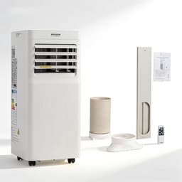 Mobiele Airco - Mini Airco - Ruimte Koelen - 3-in-1 Functies - 9000 BTU - Wit — thumbnail 1