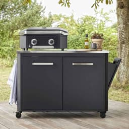 Cozze® Outdoor Kitchen - Buitenkeuken BBQ Station - Verrijdbaar - Opklapbare Zijtafels - Met Opbergruimte — thumbnail 2