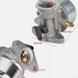 Grasmaaier carburateur – Geschikt voor modellen 498170, 799872, 694202 – Gemakkelijk te starten – Weerbestendige materialen — thumbnail 2