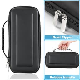 YONO Case geschikt voor Nintendo Switch - OLED - Opbergtas - Beschermhoes - Hoes - Koffer - Accessoires - Zwart — thumbnail 2