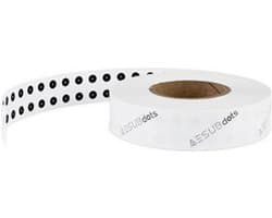 Aesub 3D markeerstift Marker Points AESUBdots - Targets white 1.5 mm Ø 1.5 mm / 6000 targets AESD001