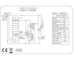Ecofrost Koelkast 600L - RVS - +2°C/+8°C - Statisch + Ventilator - 680x810x2010mm - Horeca Koelkast
