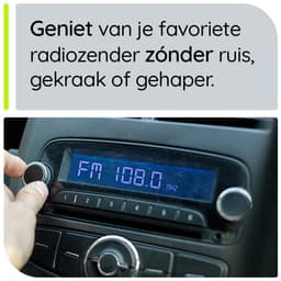 Universele Antenne Radio Signaalversterker DAB+/FM/AM - 85-240MHz - 25dB - 34cm - ANT-208-Plus - Zwart — thumbnail 3