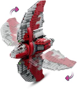 LEGO Star Wars Ahsoka Tano's T-6 Jedi shuttle Bouwbaar Ruimteschip - 75362 — thumbnail 13