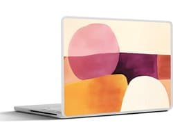 Laptop sticker - 14 inch - Vormen - Abstract - Kleurrijk - 32x5x23x5cm - Laptopstickers - Laptop skin - Cover