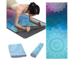 Antislip Yogahanddoek - Zweetabsorberende Sneldrogende Fitnessmat voor Yoga en Pilates