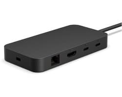 Microsoft Surface USB4 Dock - Dockingstation - 2x 4K of 1x 8K - 40Gbps - 65W Snelladen - Zwart