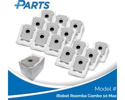 iRobot Roomba Combo 10 Max Stofzakken (15 Stuks, Plus.Parts® alternatief voor 4626194 / 4640235)