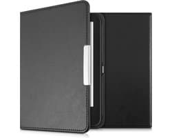 kwmobile e-reader hoesje geschikt voor Tolino Shine 2 HD hoes - E reader flip case met magnetische sluiting - Ereader cover in zwart