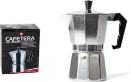 Percolator - 150 ml - voor 3 espresso - mokka / koffiemaker - aluminium - Koffiezetapparaat - Italiaanse koffiezetter — thumbnail 1