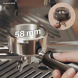 Bosch - PFE403B3 - Serie 4 Semi Automatic Coffee Maker RVS - Pistonmachine met verlichting — thumbnail 4