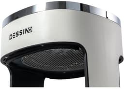 Digitale airfryer - Hete luchtoven - Frituren met hete lucht - Glazen mand 360 graden - 4.2 liter - Wit — thumbnail 2