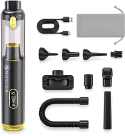 Nuvior NIVOX Kruimeldief – Draadloos – Handstofzuiger – Auto Stofzuiger – Air Duster – usb c kabel — thumbnail 1