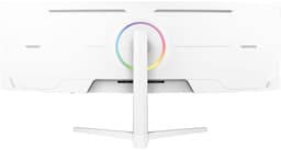 Arozzi Nova 49" v2 Gaming Monitor - Curved - DQHD VA - 165Hz - USB-C - White — thumbnail 2