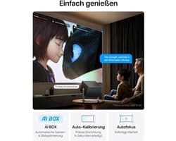 Beamer Enige Uitvoering - 15000:1 Contrast - 4K UHD Resolutie - LED DLP - Voor Thuisbioscoop En Gaming