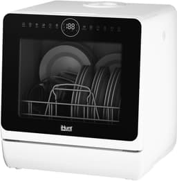 Mini Vaatwasser 5 Liter – Compacte Tafelmodel Vaatwasser met 6 Programma's, Droogfunctie en 950W – Wit — thumbnail 3