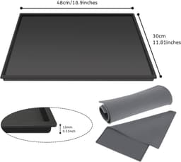 Siliconenmat voor koffiemachine, zwart, Barista-accessoires — thumbnail 2