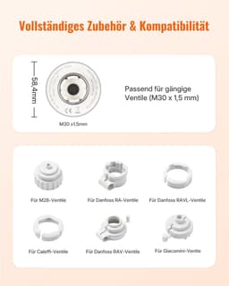 Slimme wifi-radiatorthermostaat, digitale verwarmingsthermostaat — thumbnail 2