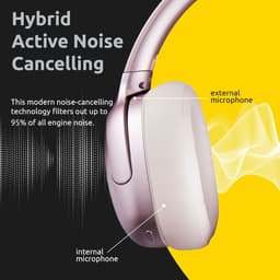 (Intenso) O400HA Bluetooth over-ear koptelefoon met actieve ruisonderdrukking (ANC) - roze — thumbnail 7
