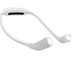 Draagbare LED Neklamp met USB Oplaadfunctie - Verstelbare Kleur en Dimbare Helderheid