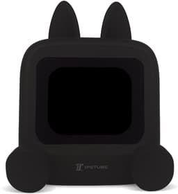 Wedjis Retro Mili-TV – Digitale Klok & Bluetooth Speaker – Smart display – Kunststof – Dimbaar scherm – Gadgets mannen – Zwart — thumbnail 1