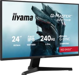 iiyama G-Master G2471HS-B1 Red Eagle - 24 inch - Full HD - IPS - 240 Hz - G-Sync compatible — thumbnail 7