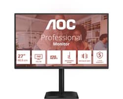 AOC 27E4CV computer monitor 68,6 cm (27") 1920 x 1080 Pixels Full HD LED Zwart