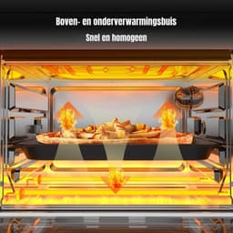 MMP® Heteluchtoven - Oven - Airfryer Oven - Zwart - 20cm x 25cm x 20cm — thumbnail 9