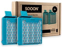 SQOON® XL Filterset geschikt voor Miele Boost CX1 stofzuiger - 2 STUKS - Gelijk aan model: SF-HY 60 - Vervangt HEPA-filter 11639240 - Voor schone en allergievrije uitblaaslucht