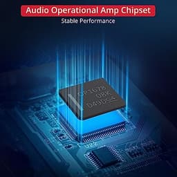 Draagbare Hifi Hoofdtelefoonversterker met Lithiumbatterij en Aluminium Oppervlak — thumbnail 4