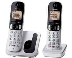 Digitale draadloze telefoon met 2 handsets, beller-identificatie, blokkering en handsfree functie