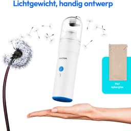 MEDION handstofzuiger (oplaadbare accu, snoerloos, 3-in-1 stofzuiger, luchtpomp- en blaasfunctie, krachtige 5 kPA zuigkracht, stofreservoir, USB-C, MD19877) — thumbnail 3