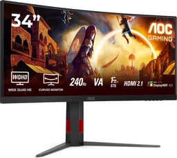 AOC G4 CU34G4Z - Ultrawide QHD Gaming Monitor - 34 inch - 240hz — thumbnail 14