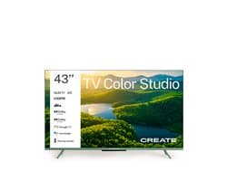 CREATE - QLED 4K 43" Smart TV met antireflectiescherm en gekleurde lijst - TV COLOR STUDIO