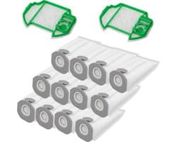 Accessoirepakket voor Vorwerk Kobold VK7 - Stofzuigerzak Vervanging [Set 12] Motorfilter Vervanging [Set 2]