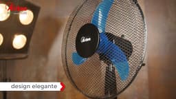 Krachtige en Stille Staande Ventilator met Oscillatie en Verstelbare Hoogte - 40 cm, 3 Snelheden — thumbnail 4